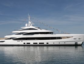 Launch of first Benetti B.Now 50M Oasis Deck superyacht 