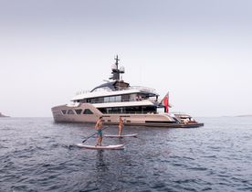 60m yacht COME TOGETHER offers remaining dates for a Caribbean yacht charter 