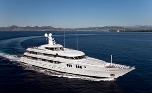 Elegant 65m M/Y TRIDENT finally joins the charter fleet