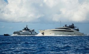 Motor Yacht VANTAGE & Support Vessel AD-VANTAGE Available In South Pacific