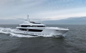 Sea trials commence for Heesen's 55M Steel Superyacht IRIS BLUE