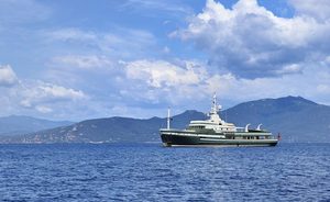 Expedition Yacht STEEL On Show At Yachts Miami Beach