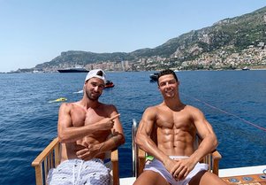 Cristiano Ronaldo shares snaps of his yacht charter vacation