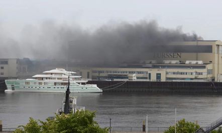 Fire breaks out at Lürssen’s Lemwerder facilities in Bremen