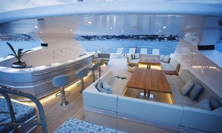 Popular Sunseeker M/Y BLUSH renamed as ARADOS
