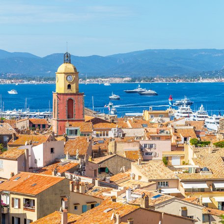 Roof tops of St Tropez