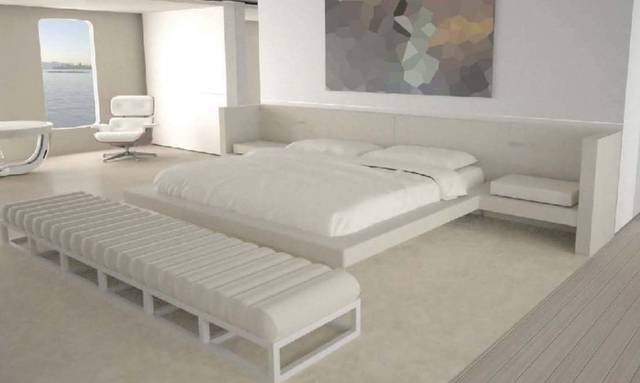 Split level master suite on Air
