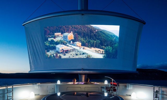 Outdoor Cinema on Maltese Falcon