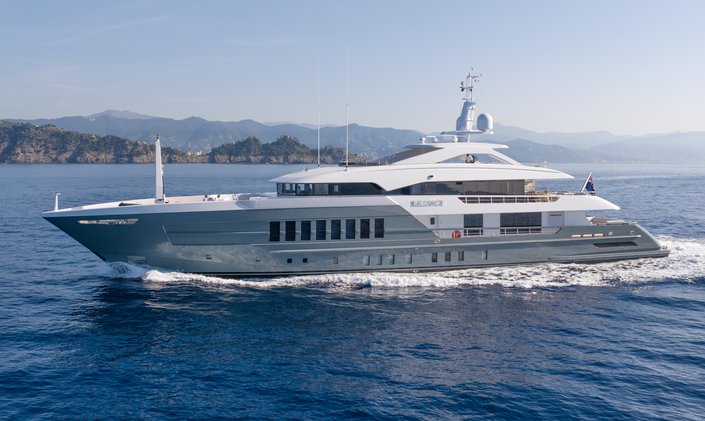 Embark on an enticing Antigua yacht charter with motor yacht RELIANCE